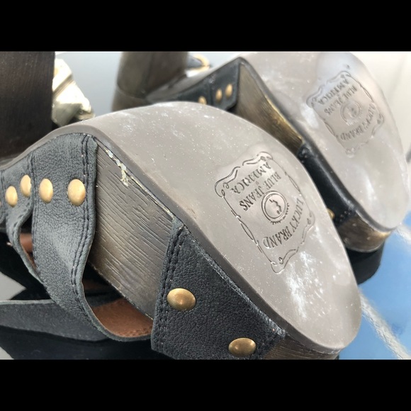 Lucky Brand 🍀 LK-TESSA Sling Back Platform Heel - Picture 8 of 8